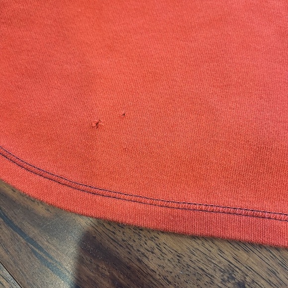 Robert Graham Mens Orange half zip pullover - Picture 6 of 6